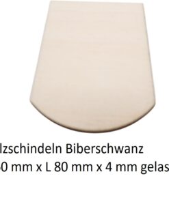 Holzschindeln Biberschwanz  B 60